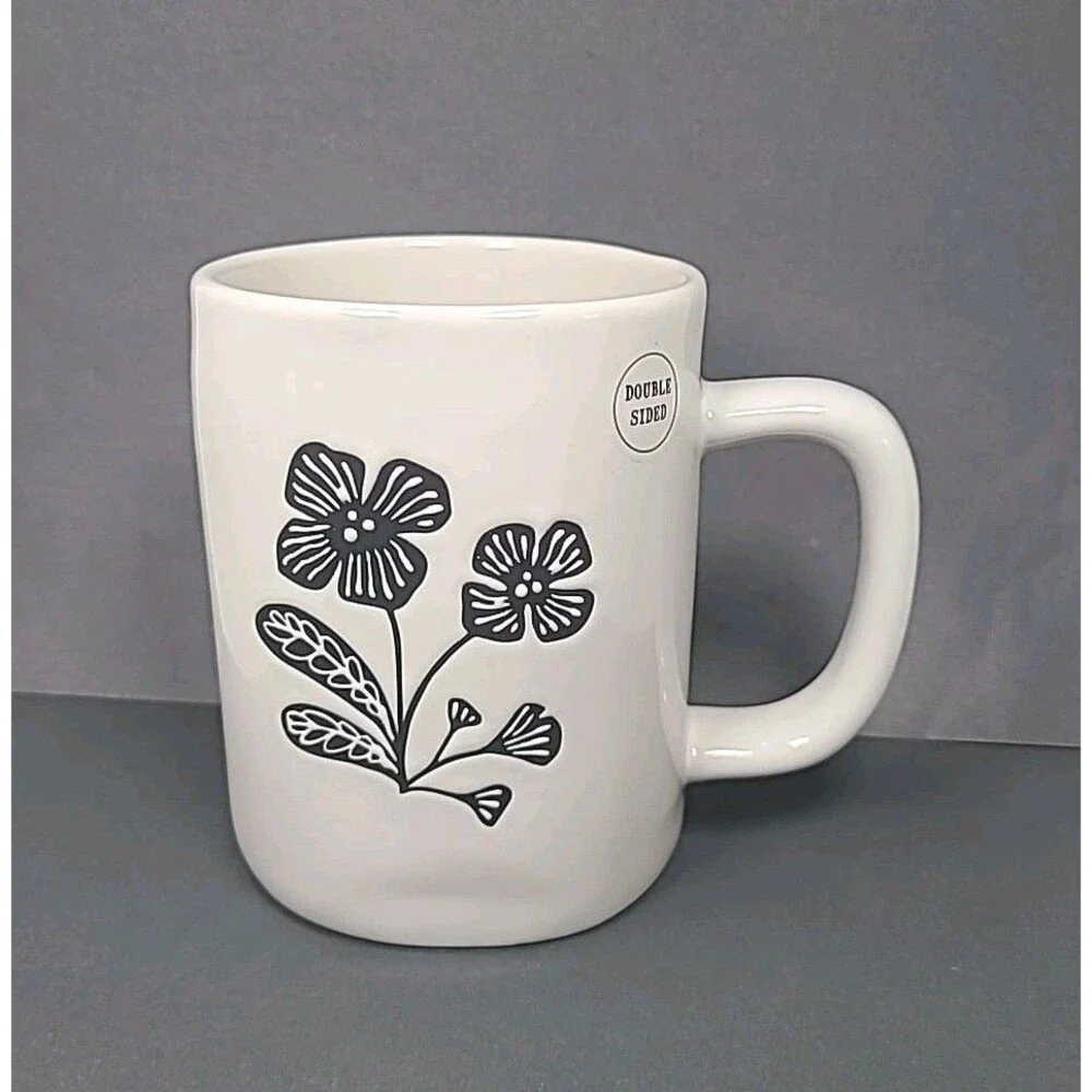 Rae Dunn Good Morning Beautiful Coffee Tea Mug Cup 18 Oz Ceramic White